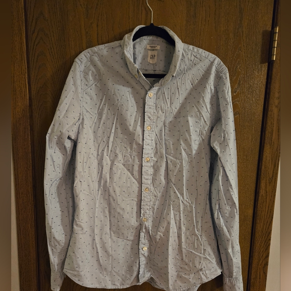Gap Standard Fit Stretch Button Down Shirt